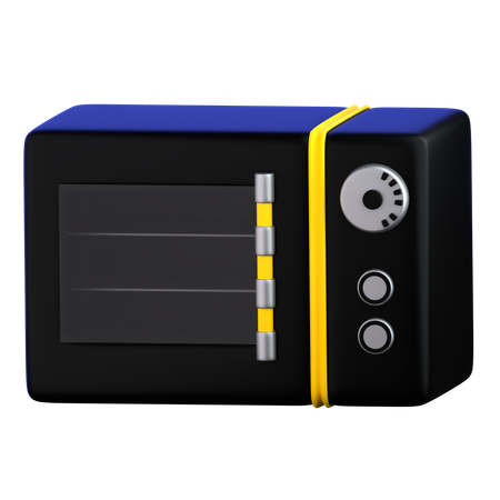 마이크로파  3D Icon