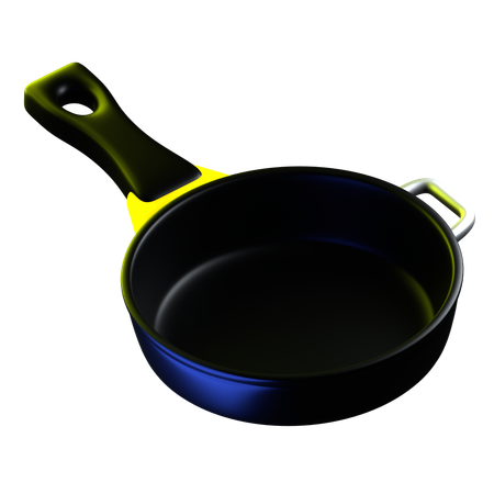프라이팬  3D Icon
