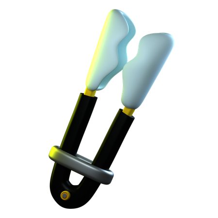 음식 집게  3D Icon