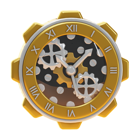 시계  3D Icon