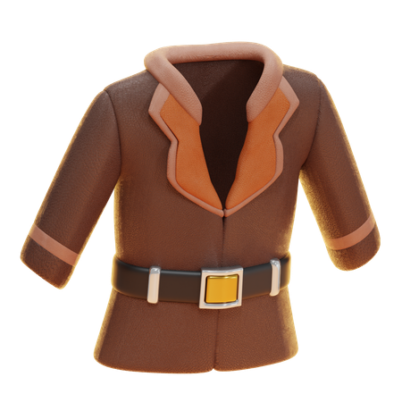 코트  3D Icon