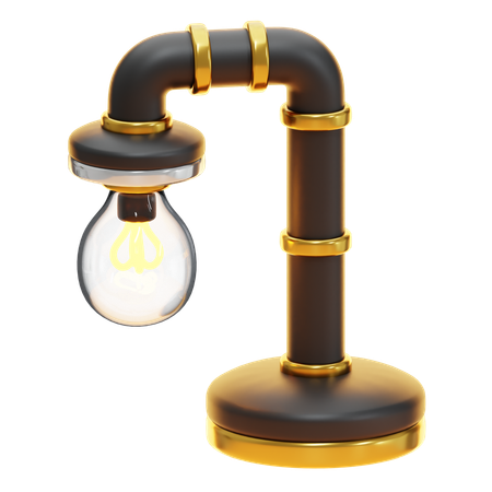램프  3D Icon