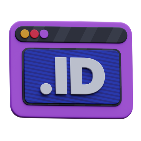웹 아이디  3D Icon