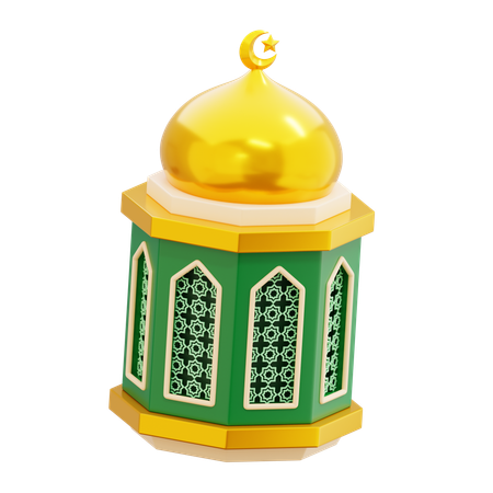 イスラムのランタン  3D Icon