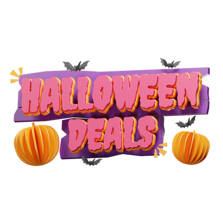 ハロウィンセール  3D Icon