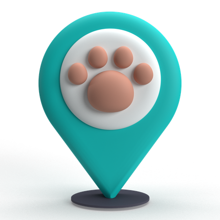 ペットの居場所  3D Icon