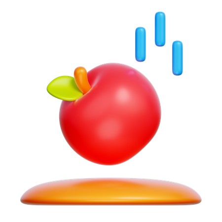 重力  3D Icon