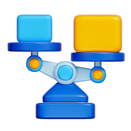 バランススケール  3D Icon