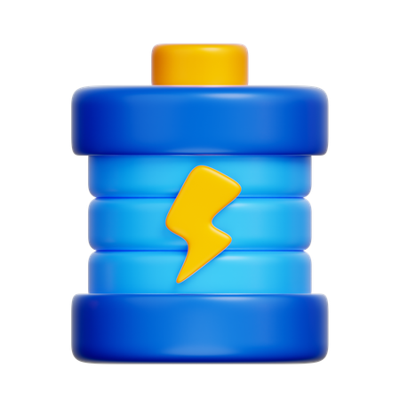 バッテリー  3D Icon