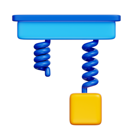 重力  3D Icon
