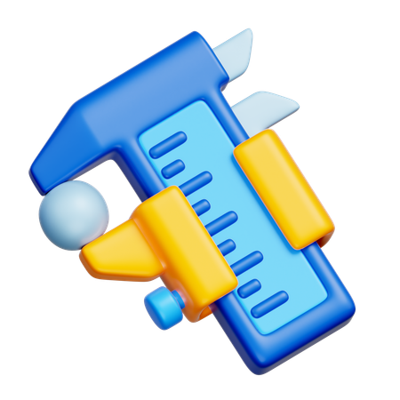 キャリパー  3D Icon