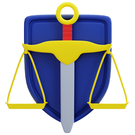 権力と権威  3D Icon