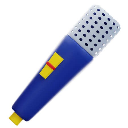 マイクロフォン  3D Icon