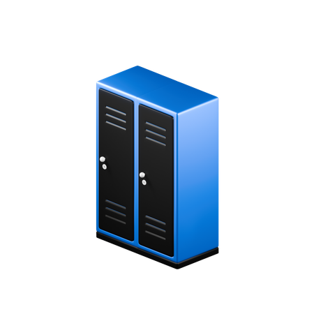 ジムのロッカー  3D Icon