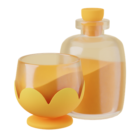 음료  3D Icon