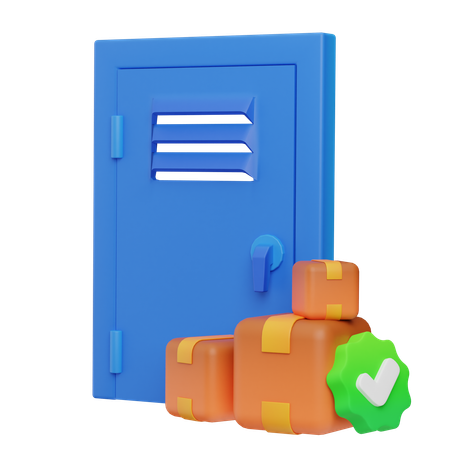 信頼できる配達  3D Icon