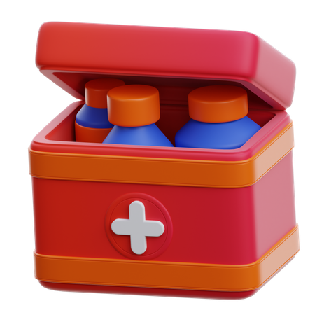 緊急医療  3D Icon