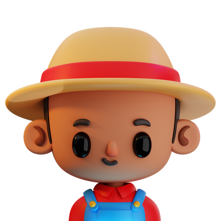 농장주  3D Icon