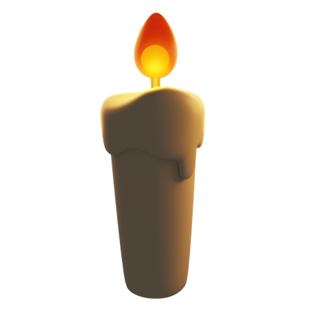 촛대  3D Icon