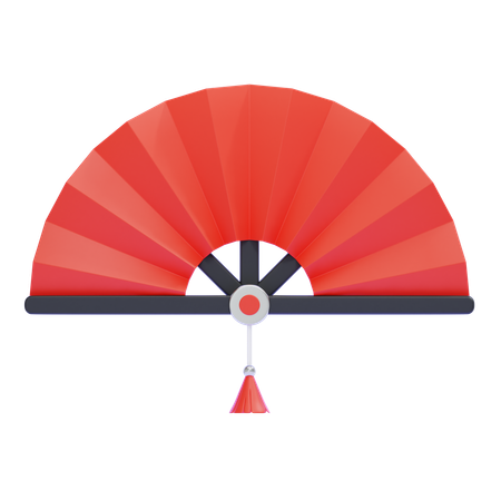 손 부채  3D Icon