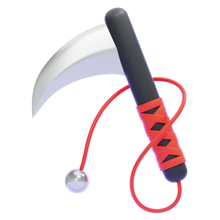 큰 낫  3D Icon