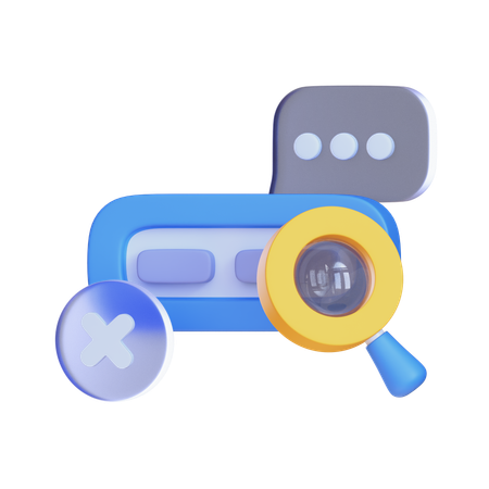 検索が見つかりません  3D Icon
