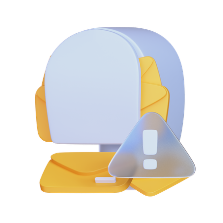 空のメールボックス  3D Icon
