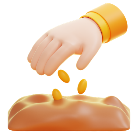 심기  3D Icon