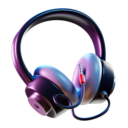 ヘッドフォン  3D Icon