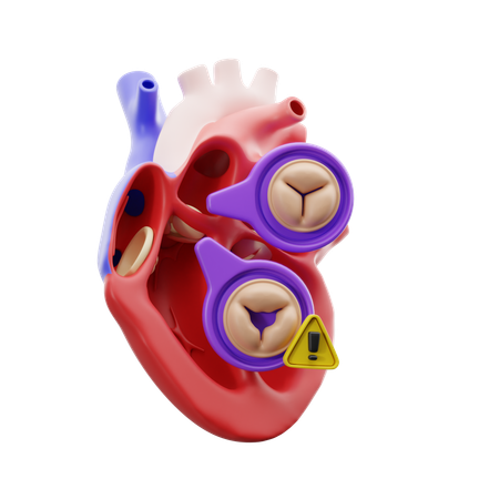 심장 질환  3D Icon