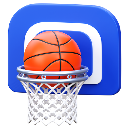 バスケットボールリング  3D Icon