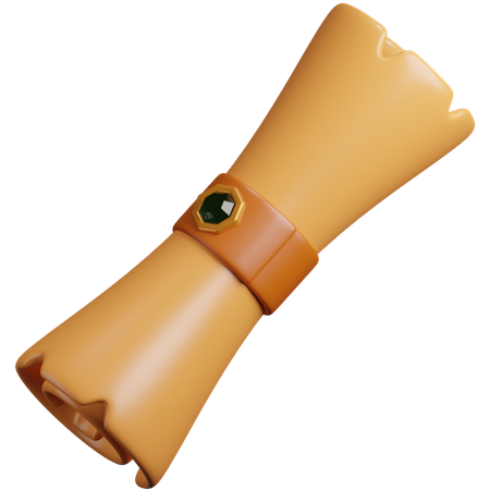 파피루스  3D Icon