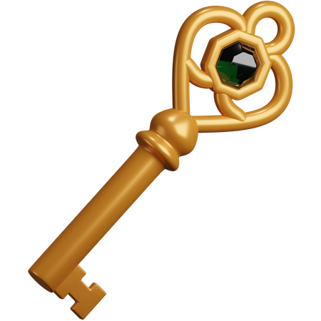 열쇠  3D Icon