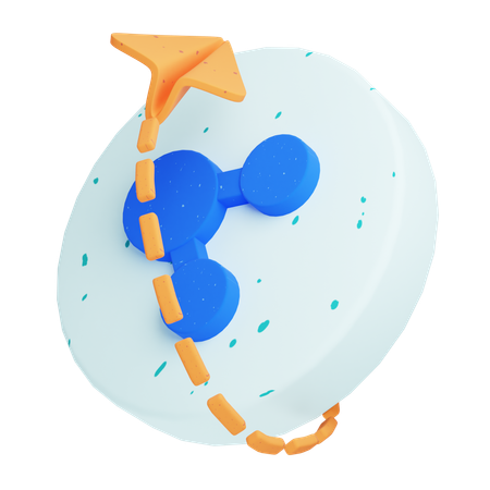 공유하다  3D Icon