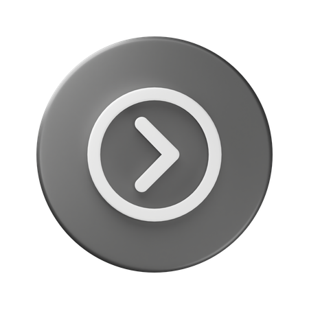 오른쪽 화살표  3D Icon