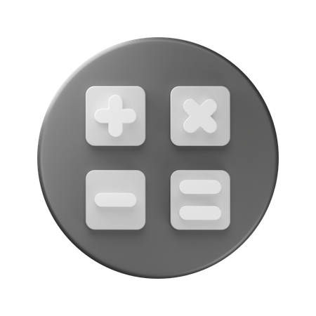 계산자  3D Icon