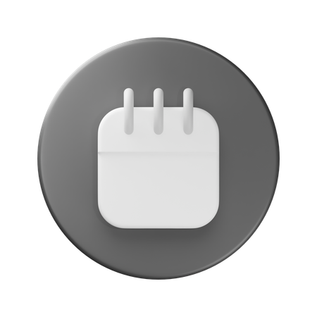 달력  3D Icon