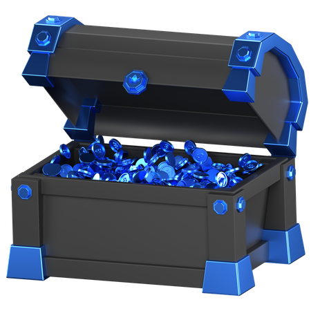 보물 상자  3D Icon