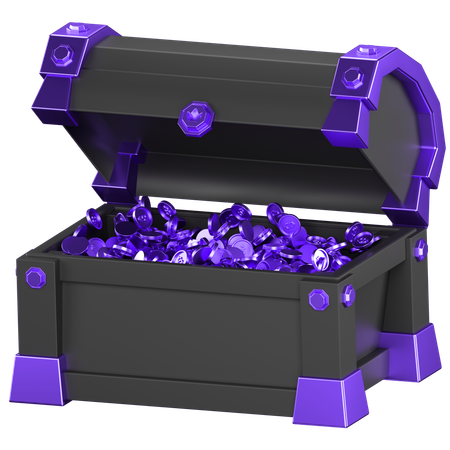 보물 상자  3D Icon