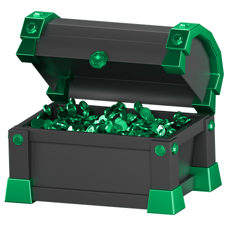 보물 상자  3D Icon