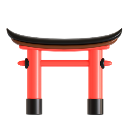일본 문  3D Icon