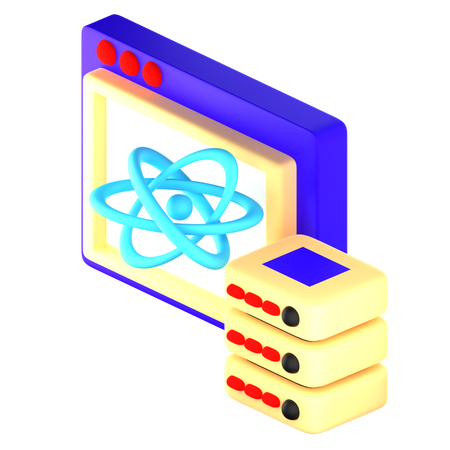 反応フレームワーク  3D Icon