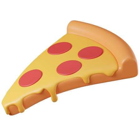 피자  3D Icon