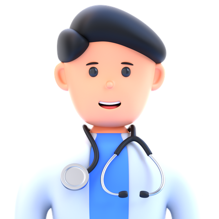 医者  3D Icon