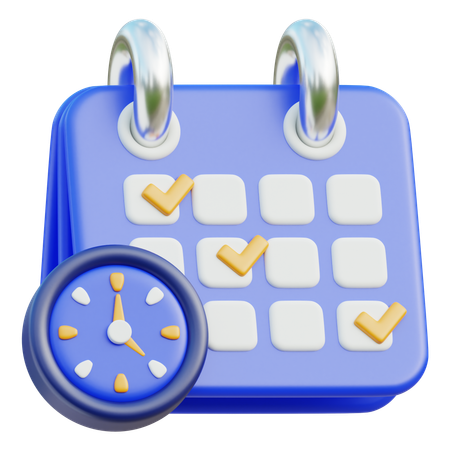 달력  3D Icon