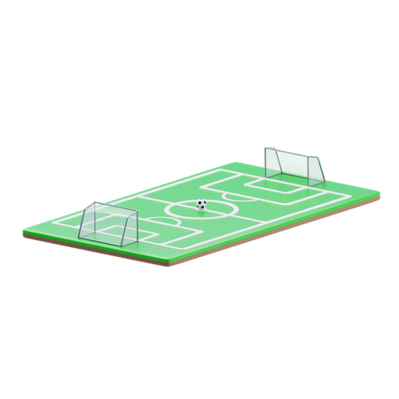 サッカー場  3D Icon
