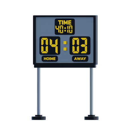 スコアボード  3D Icon