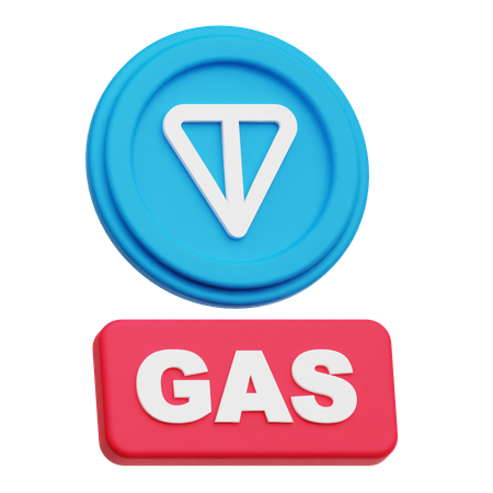 トンコインガス  3D Icon
