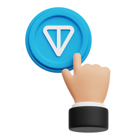 トンコインタッチ  3D Icon