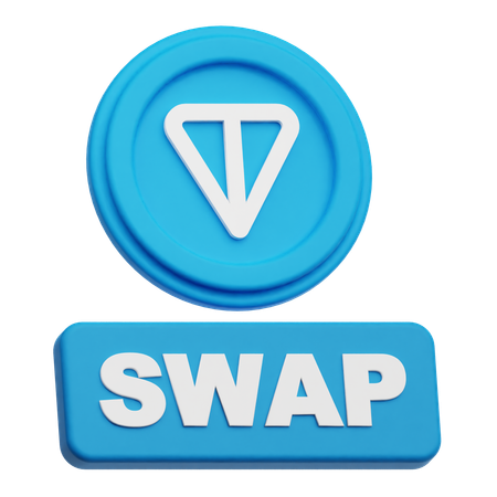 トンコインスワップ  3D Icon
